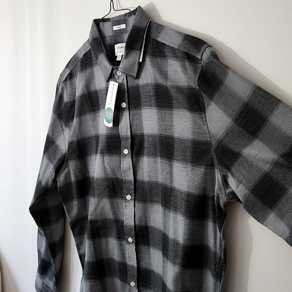 Julian and Mark grey flannel shirt - Picture 4 of 7